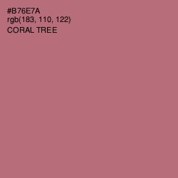 #B76E7A - Coral Tree Color Image